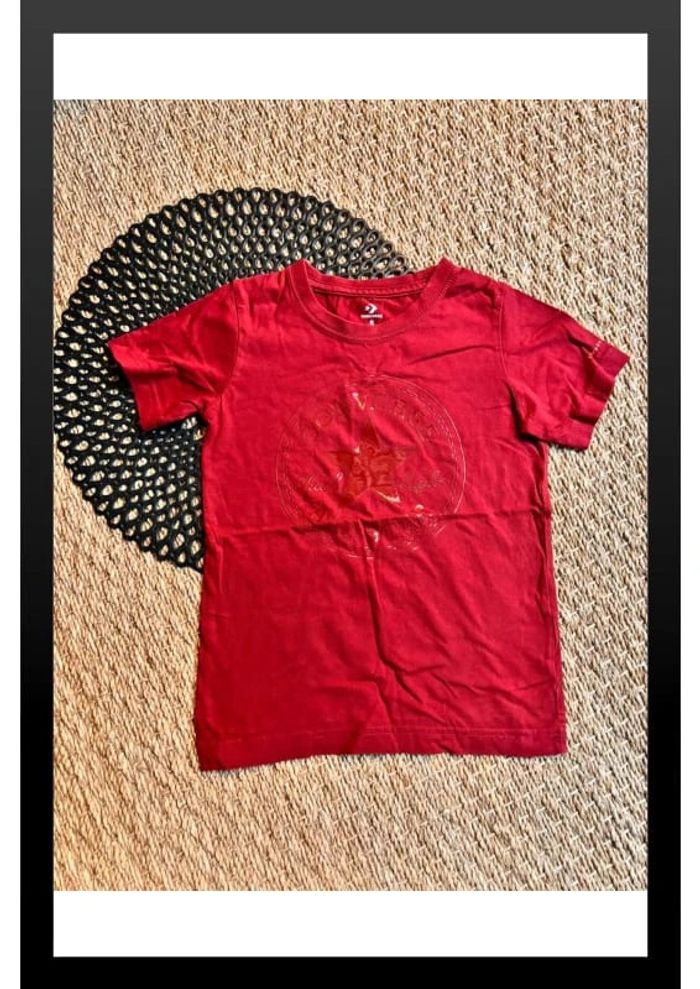 TEE shirt converse bordeaux