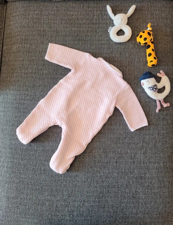 Pyjama fille 1 pièce chaud 3 mois - photo numéro 4