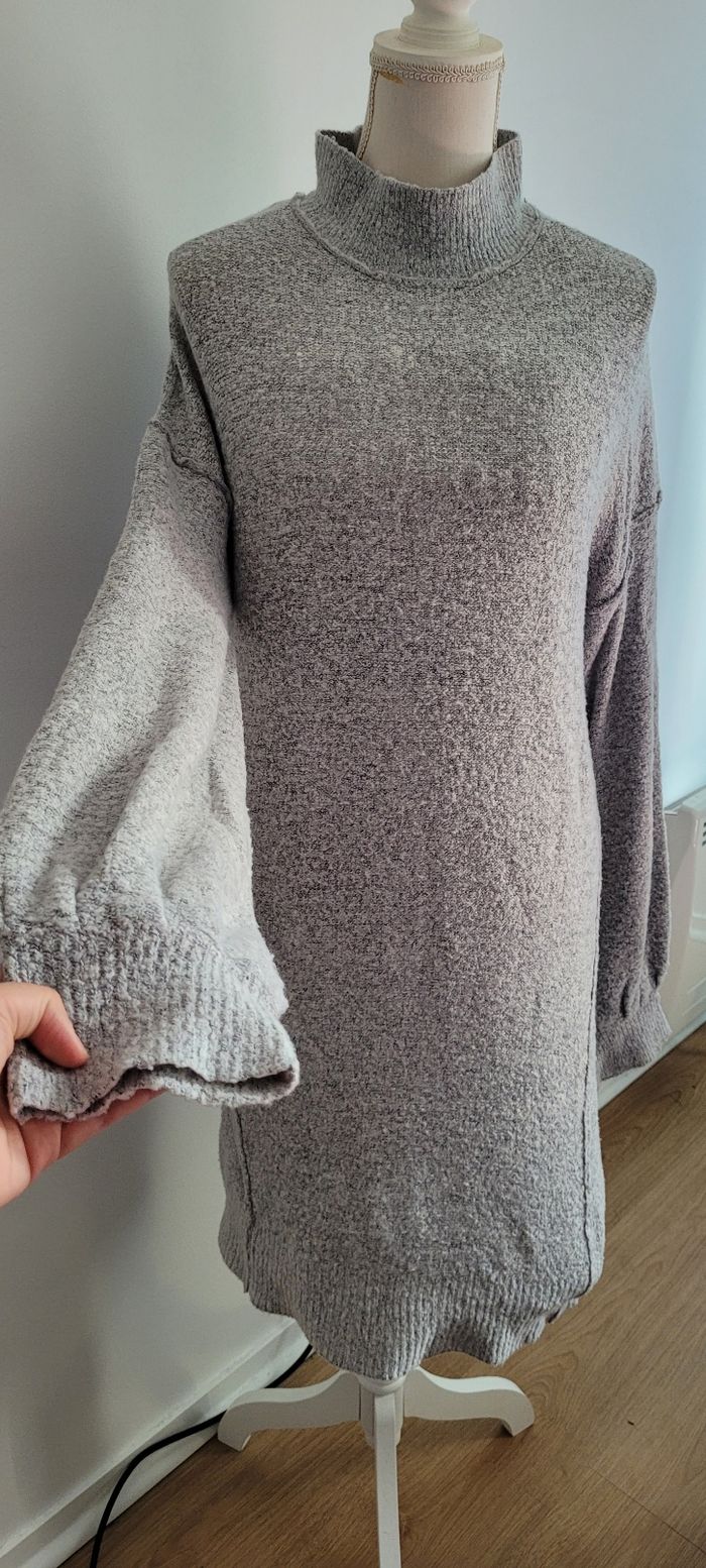 Robe pull grise