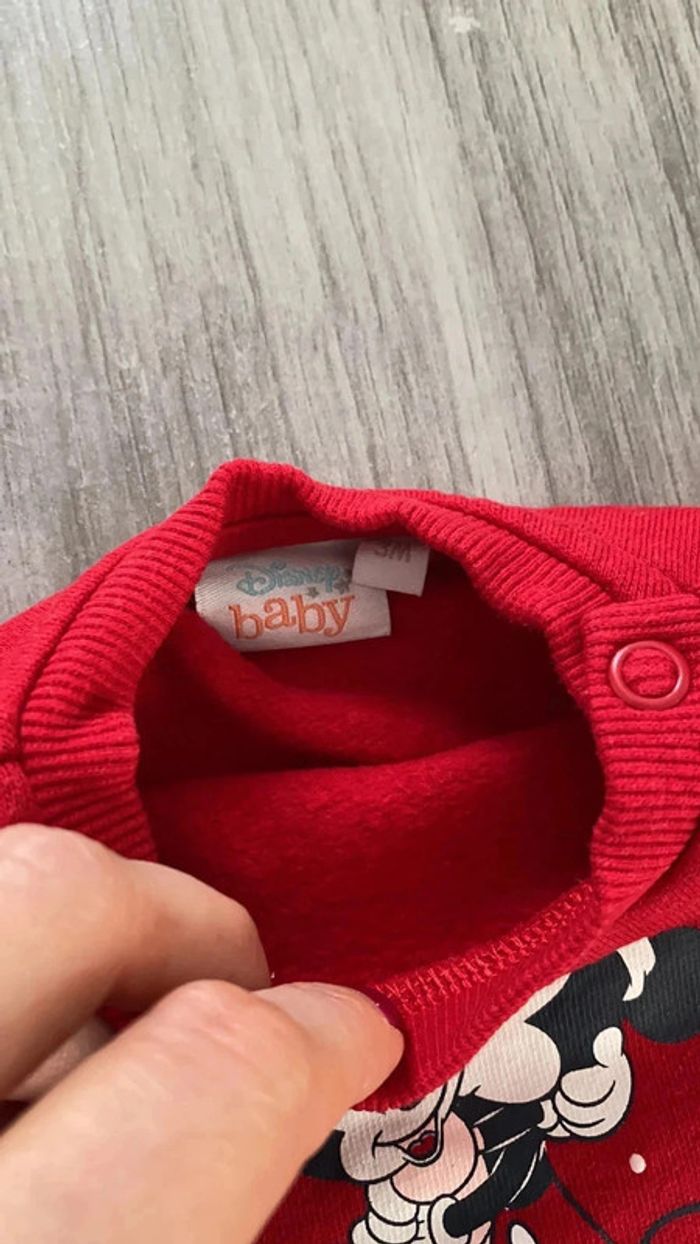 Pull / sweat de noël Disney baby 3 mois - photo numéro 3