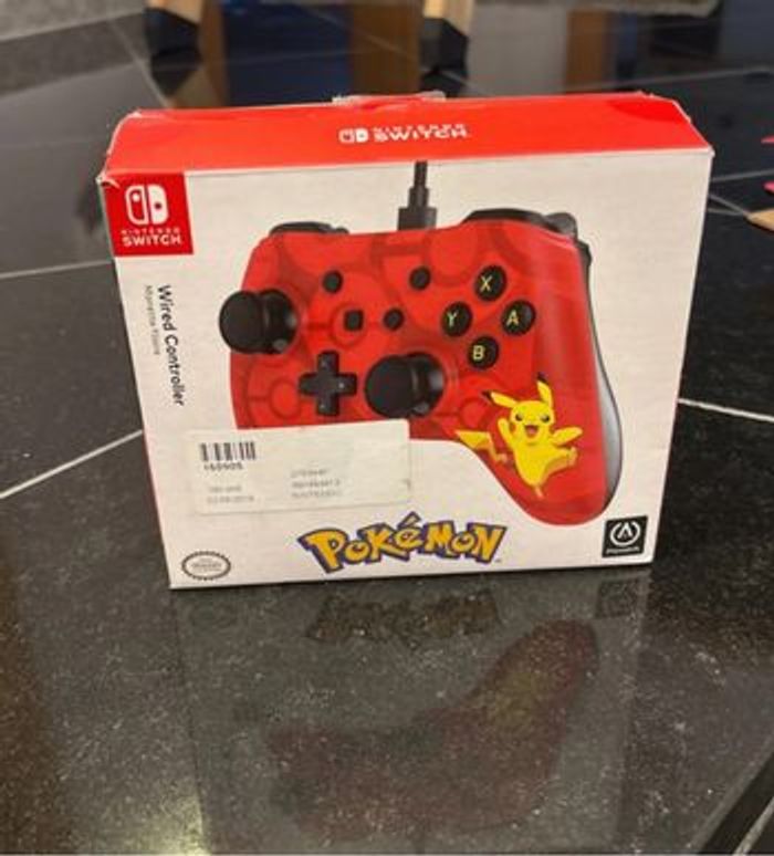 Commande  Switch Pokémon rouge avec fil - photo numéro 10