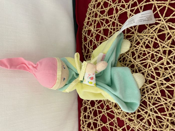 COROLLE DOUDOU POUPEE PLAT VERT JAUNE ZESTE D'AMOUR - photo numéro 3