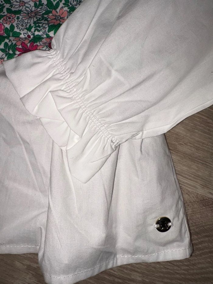 Sweat-chemise à fleur - Gemo - photo numéro 3