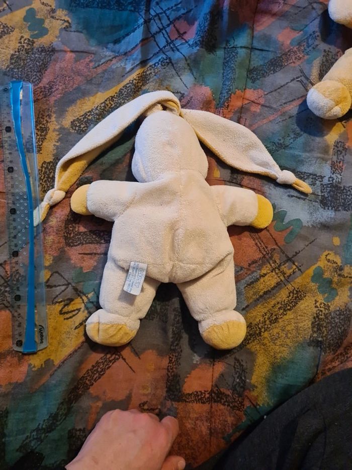 Doudou peluche gipsy ecru/beige - photo numéro 3