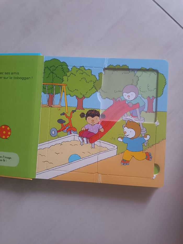 T'choupi " mon premier livre puzzle" - photo numéro 3