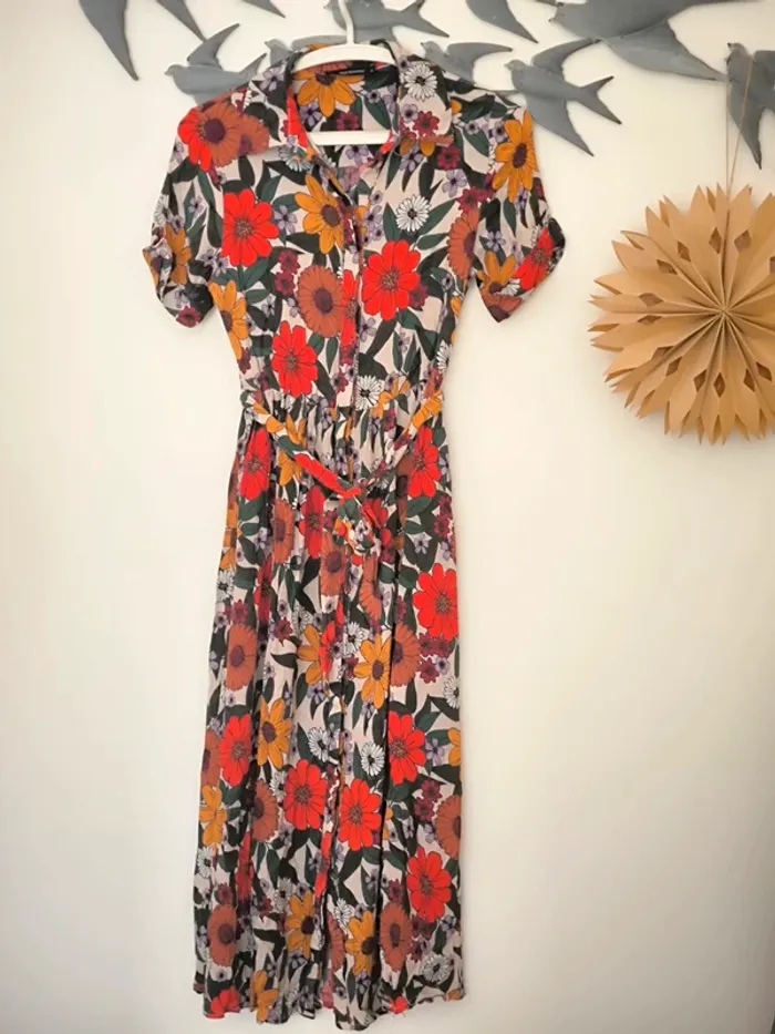 Robe amaretti Monoprix fleuri 36 - photo numéro 2
