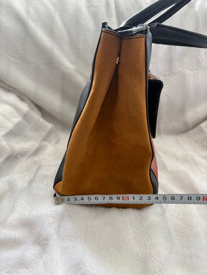 Sac à main ocre façon serpent - photo numéro 3