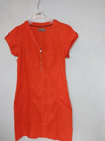 Robe corail "Cache Cache"