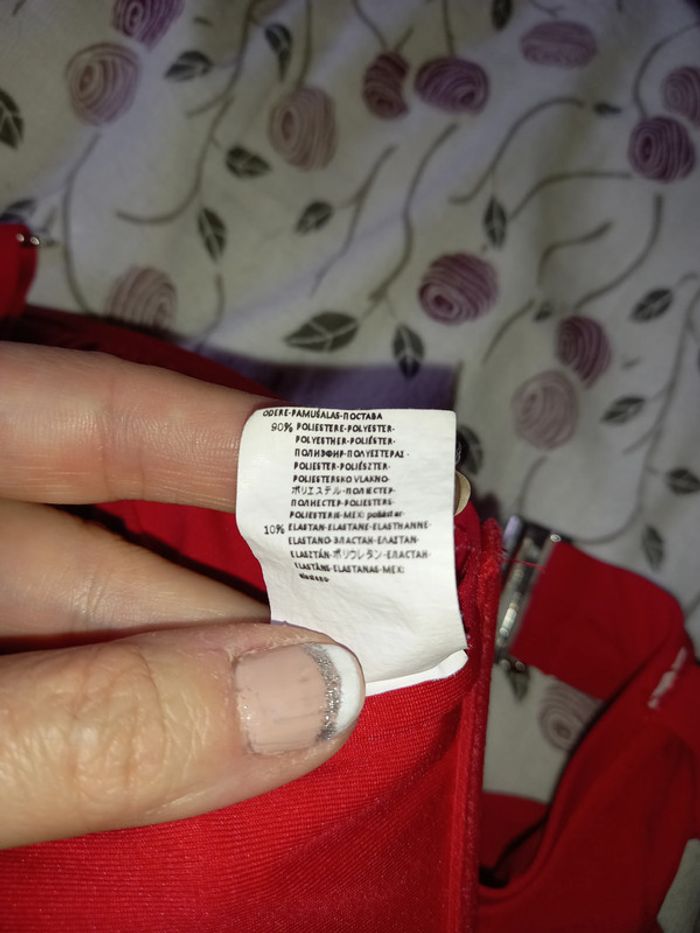 maillot de bain 2 pièces rouge calzedonia taille 42/44 - photo numéro 7