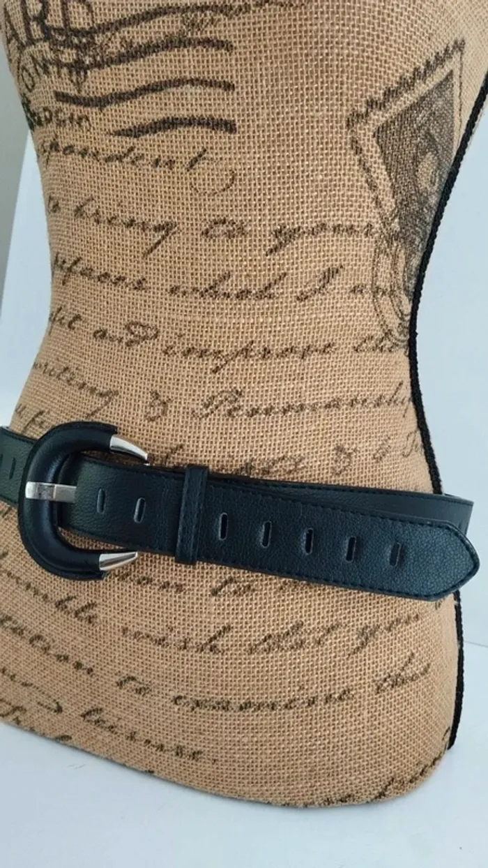 Ceinture noire 90 cm femme - photo numéro 5