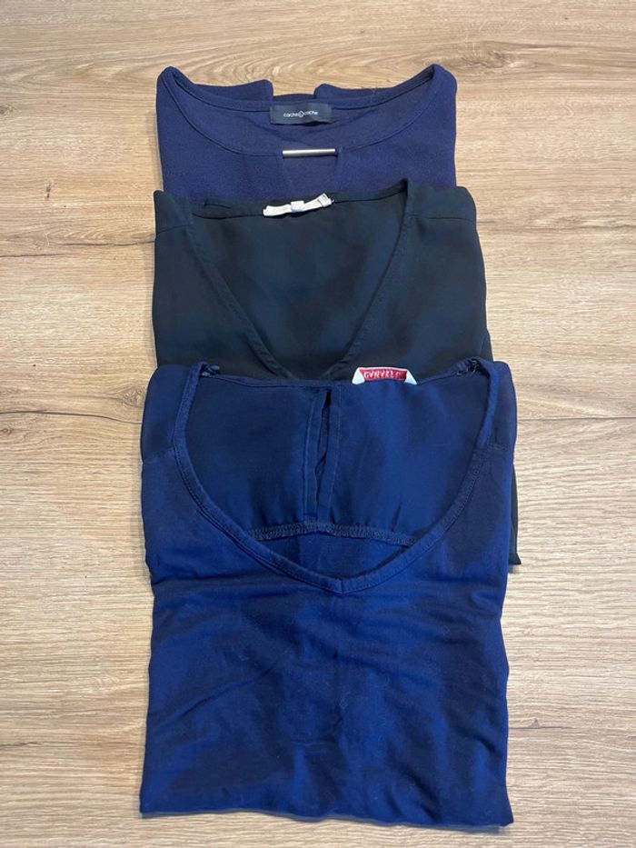 Haut, tee shirt, maillot, tee shirt manches courtes, femme taille 36