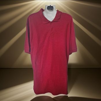 Très beau polo rouge bordeaux à manches courtes