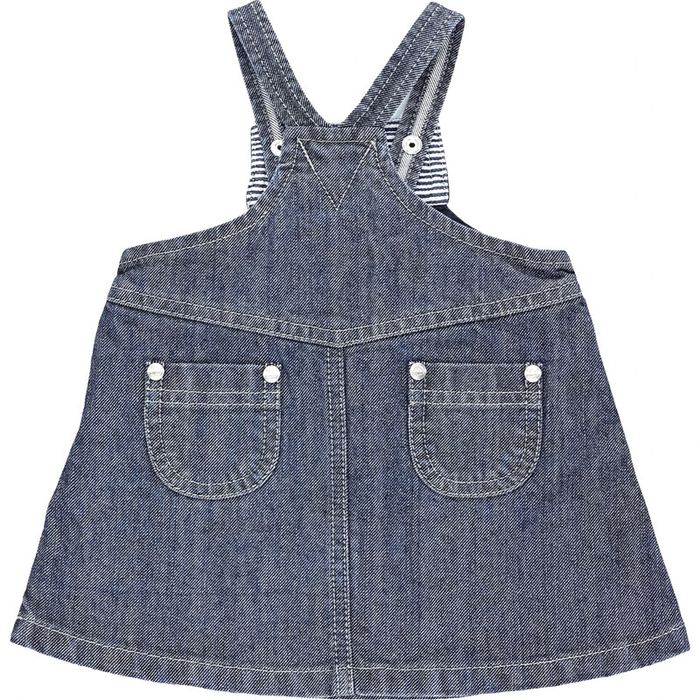 Robe salopette 3 mois en jean Petit Bateau - photo numéro 4