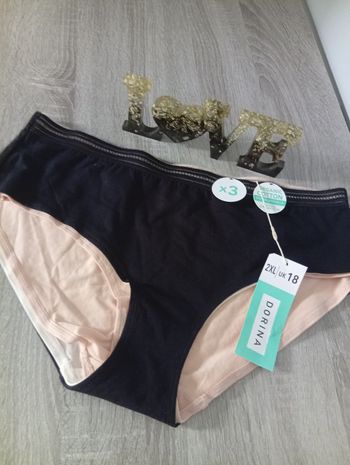Joli lot 3 culottes coton organic