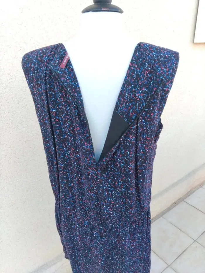Robe  atypique Comptoir des cotonniers t42 100% viscose - photo numéro 12