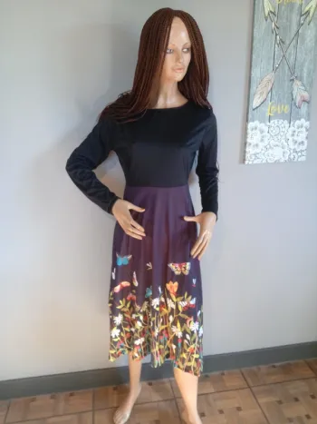 Robe midi Shein (neuf, noir), L / 40 / 12