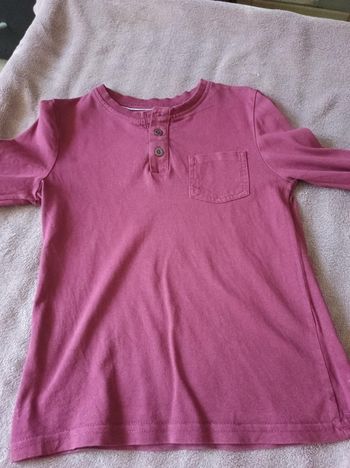 T-shirt fin, longues manches - Taille 6 ans