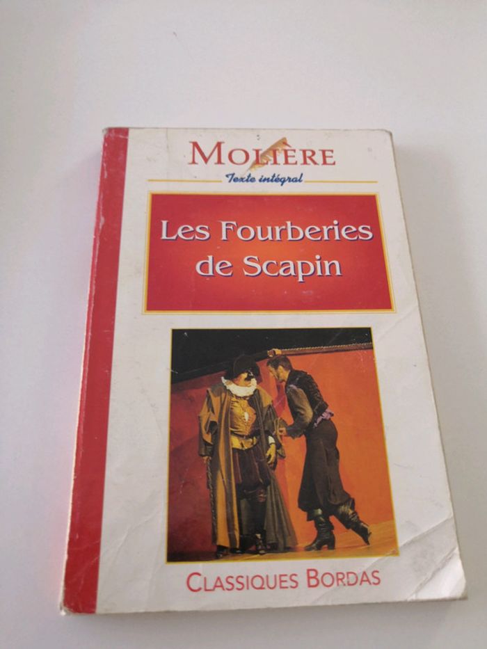 Livre les fourberies de Scapin de Molière