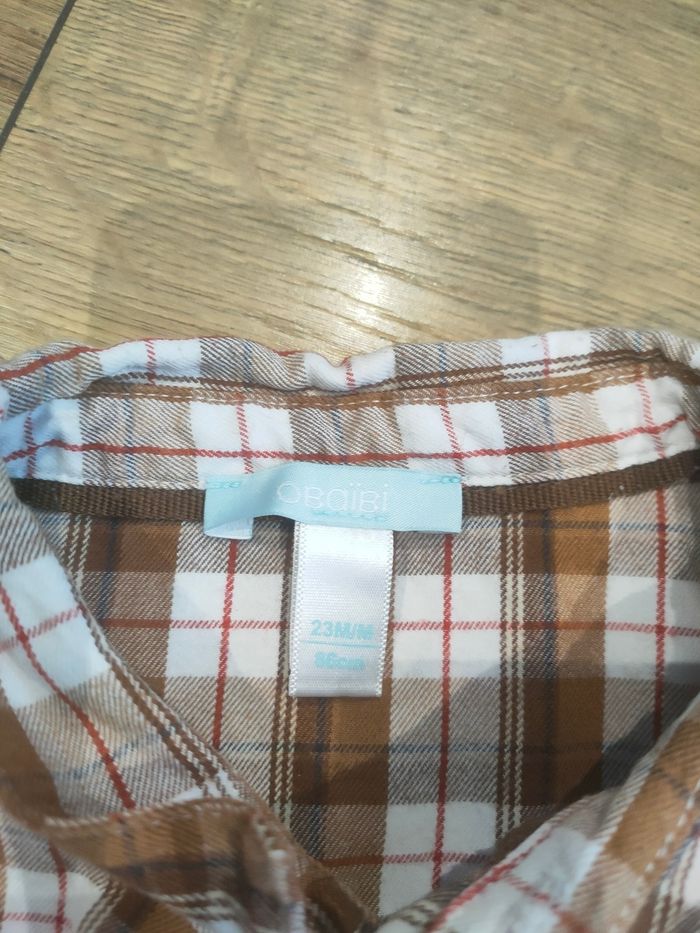 Chemise pour garçon 23 mois de chez Obaïbi - photo numéro 4