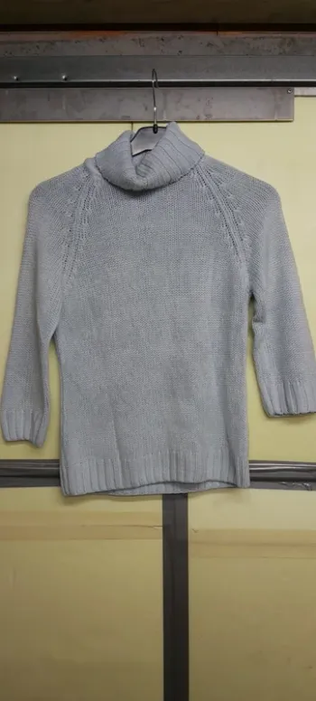 Pull col roulé