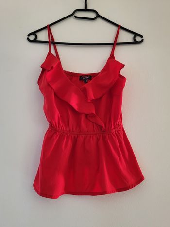 Débardeur fin rouge Jennyfer 