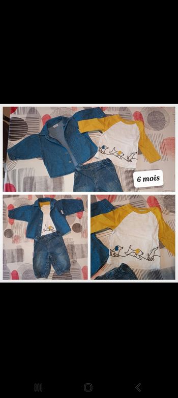 Tenue ensemble jeans Taille 6 mois