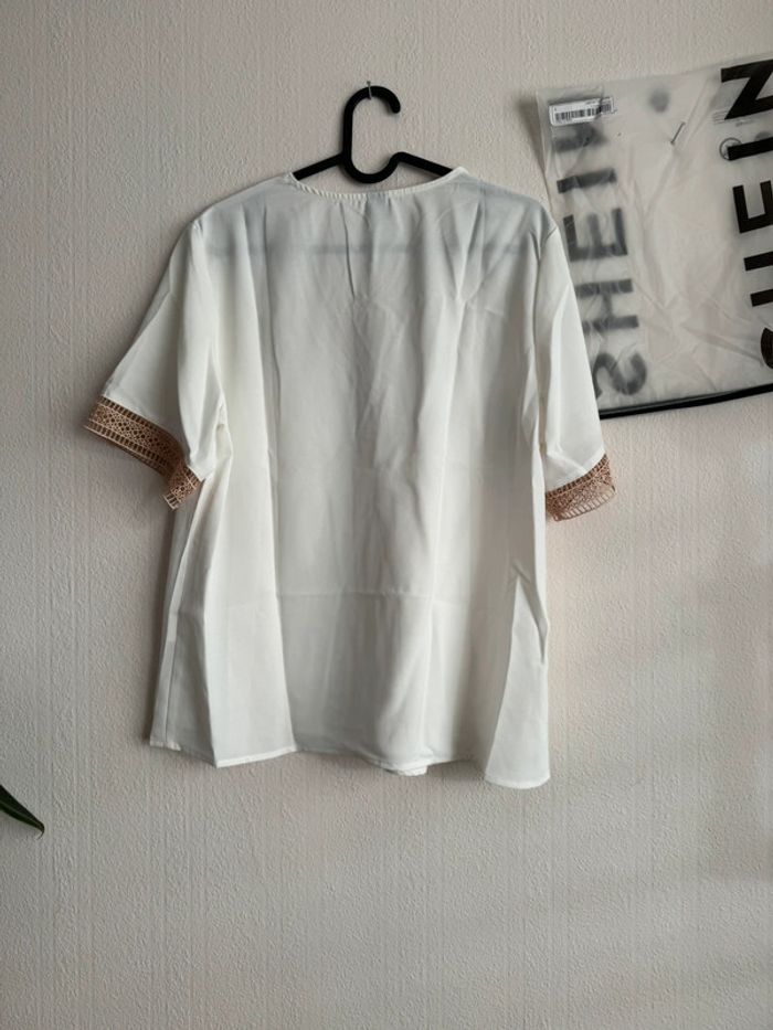 SHEIN lune blouse avec dentelle - photo numéro 5
