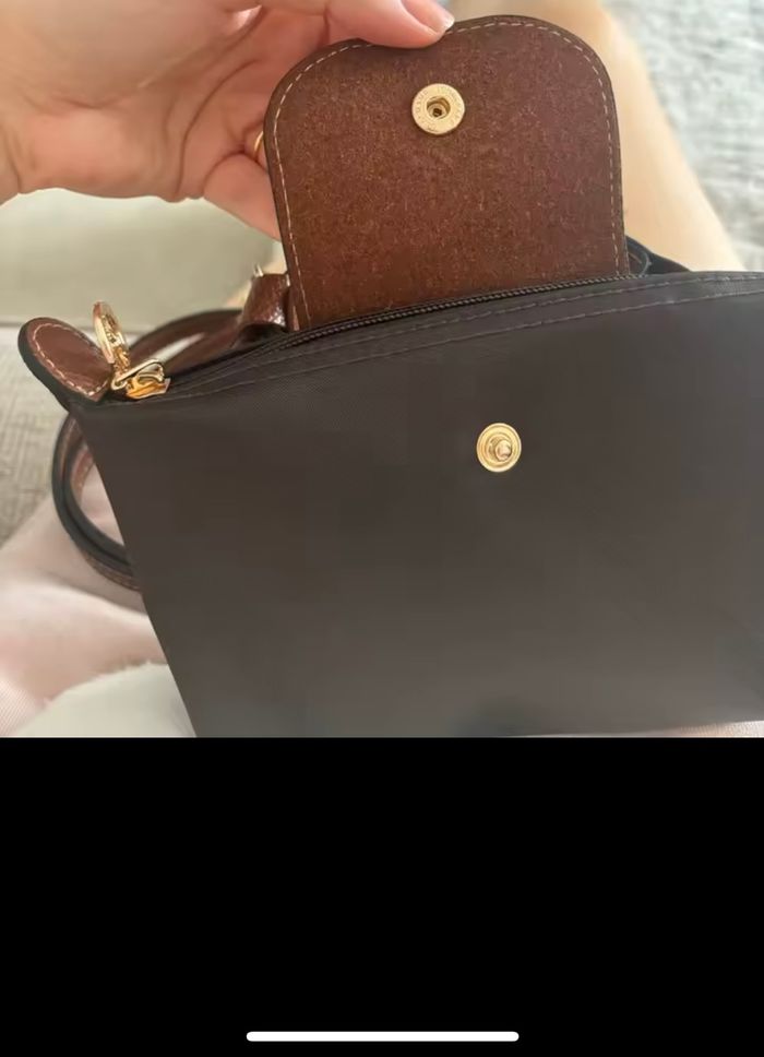 Sac à bandoulière Longchamp noir - photo numéro 4