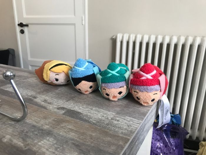 Lot peluche tsum tsum aurore - fée belle au bois dormant
