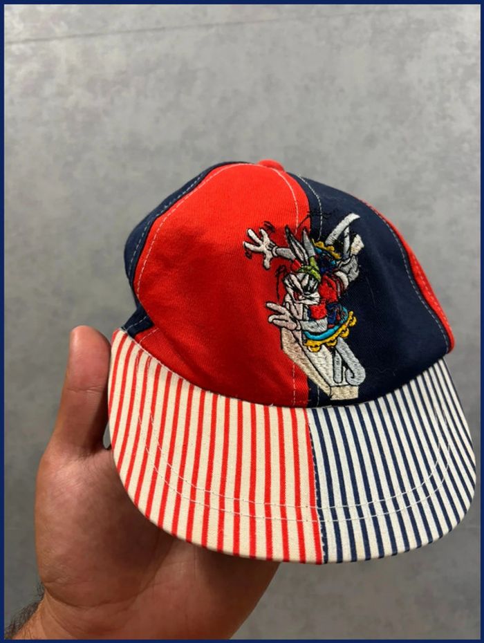 Casquette Vintage Rare Looney Tunes logo brodé - photo numéro 3