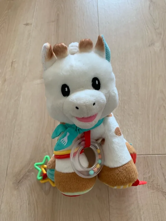 Peluche bébé Sophie la girafe - photo numéro 7