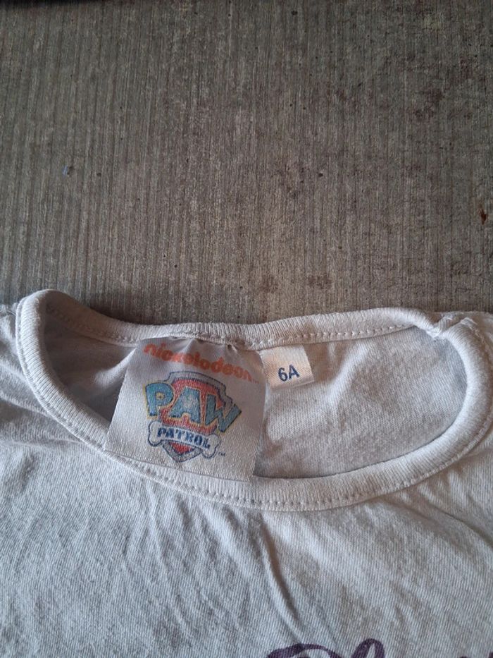T-shirt manches courtes 6ans nickelodéon pat patrouille - photo numéro 2
