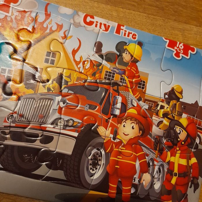 Puzzle pompier, 16 pièces - photo numéro 3