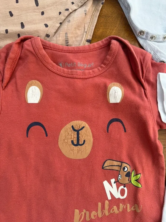 Lot de 9 bodies petit béguin 3 ans - photo numéro 9