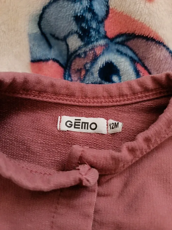 Gilet a pression gemo taille 12 mois - photo numéro 3