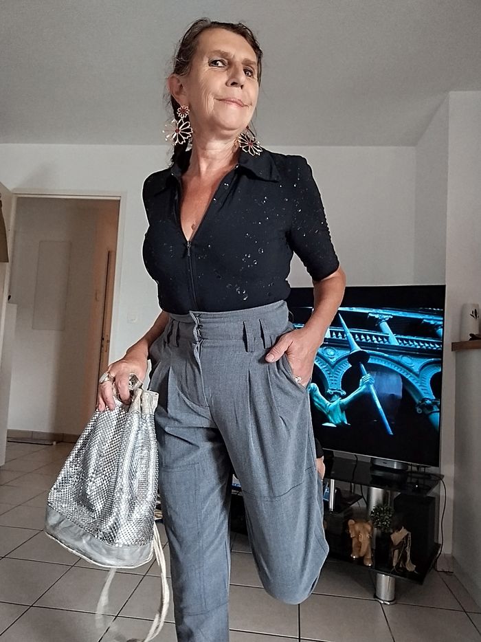 Pantalon pince XS/S Bershka - photo numéro 10