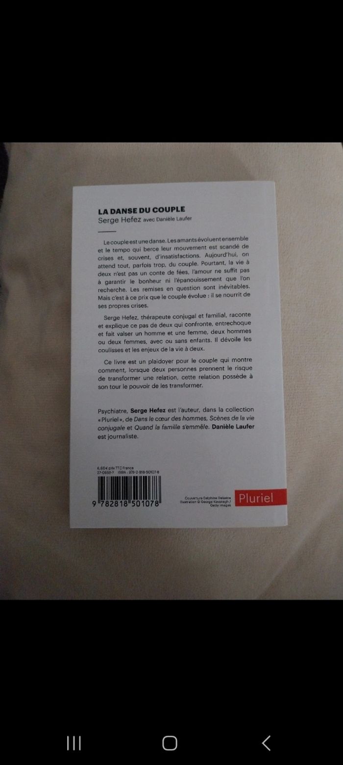 Livre neuf "la danse du couple" - photo numéro 2