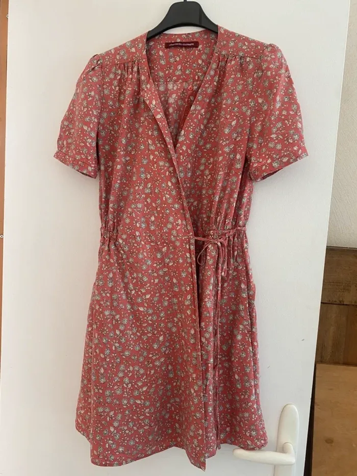 Robe cache coeur comptoir des cotonniers fleurie en 36