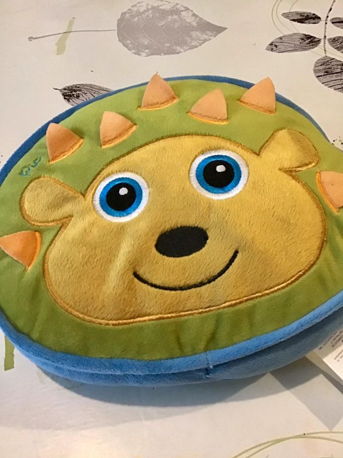 Hochet forme coussin bébé 25 cm Pics marque Oops - photo numéro 2