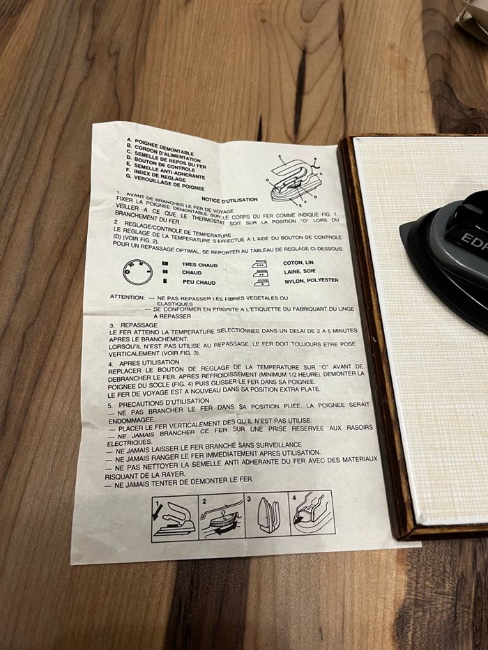 Fer à repasser de voyage - photo numéro 4
