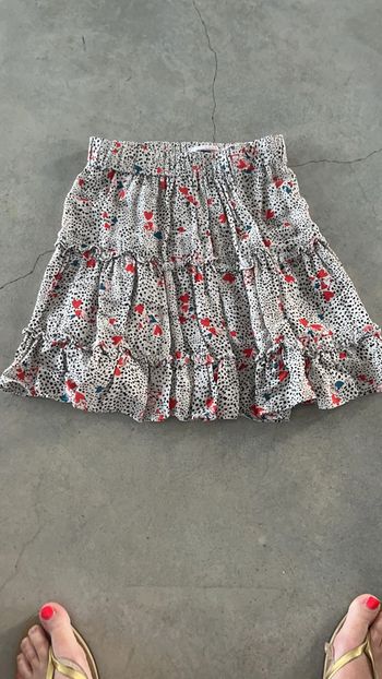 Jupe à volants femme camaïeu XS