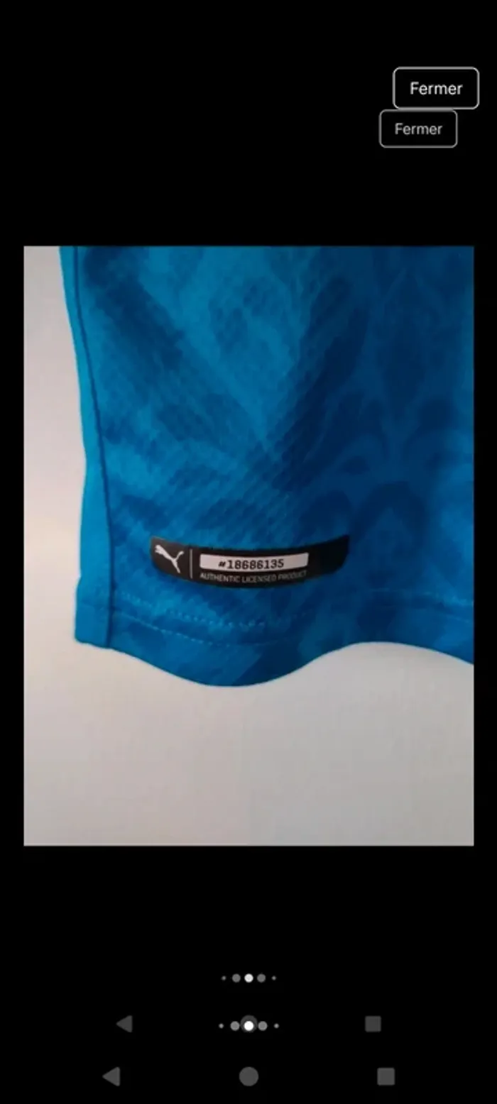 T-shirt original Puma Italia - photo numéro 7