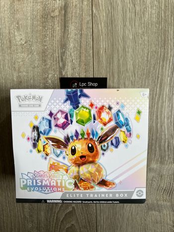 POKÉMON ETB - EVOLUTIONS PRISMATIQUES EV 8.5 - FR - NEUF & LÉGER DÉFAUT SCELLAGE