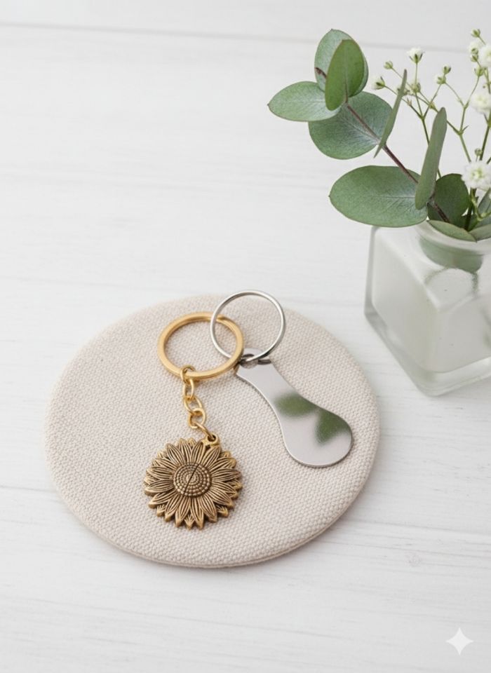 Porte clé avec jeton de caddie - photo numéro 8