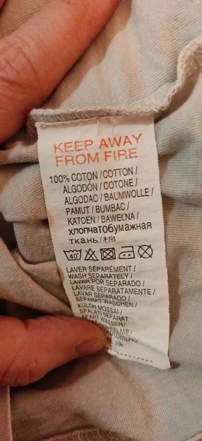 T-shirt ml gris motifs gris et roses Kiabi NKY 6 ans - photo numéro 5