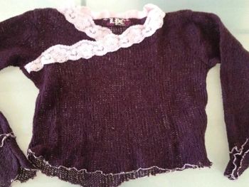 Petit pull en maille 6 ans