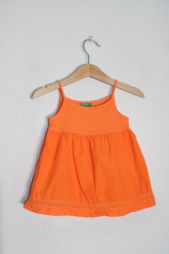 Tunique orange Benetton 9m