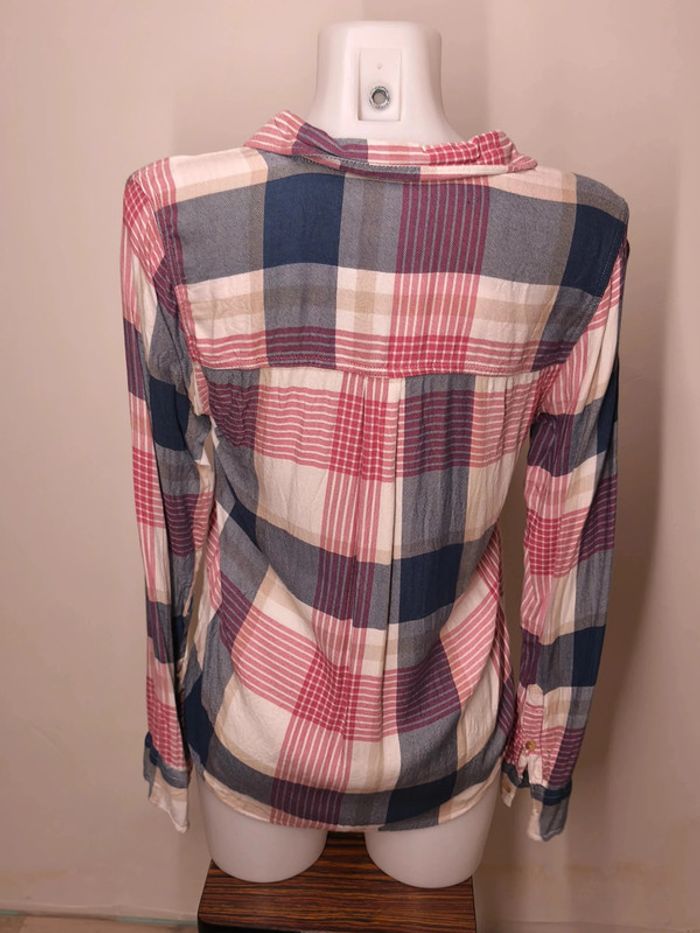 Chemise Abercrombie & Fitch Femme Taille S Rose Bleu - photo numéro 2