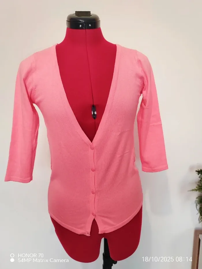 Cardigan col v Intemporel