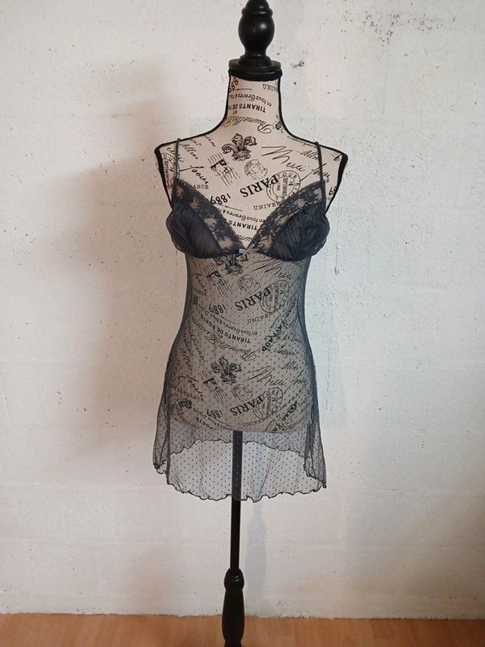 Nuisette grise miss Helen S/ M TBE